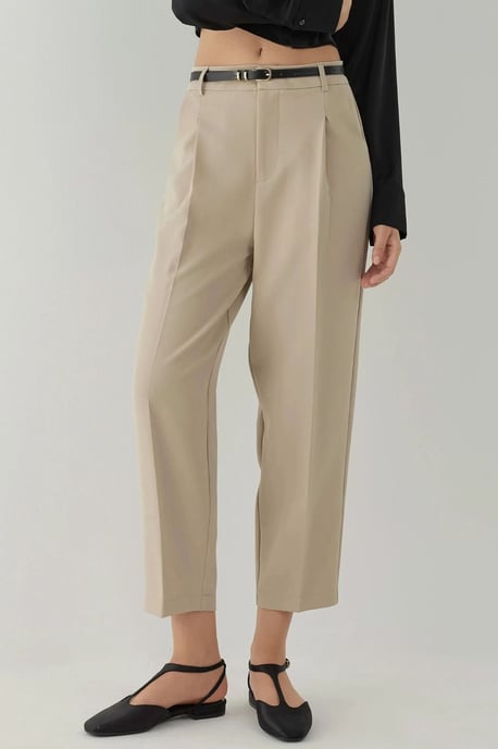 High Waist Darted Pants - Image 1
