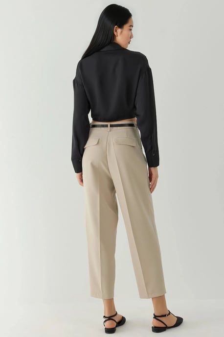 High Waist Darted Pants - Image 3