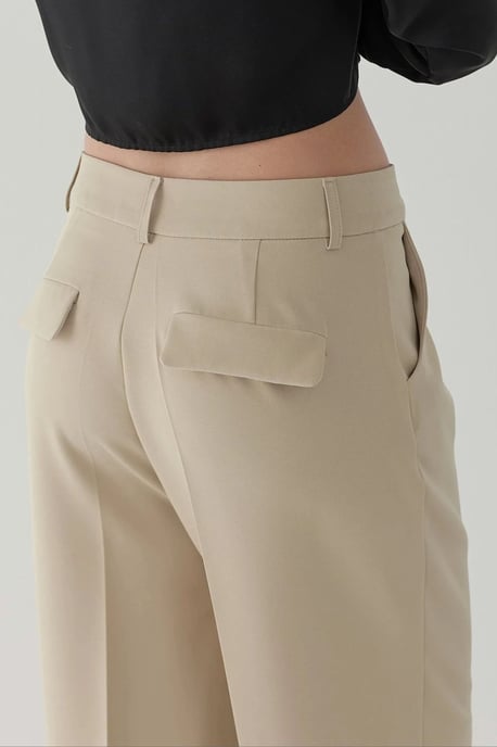 High Waist Darted Pants - Image 4