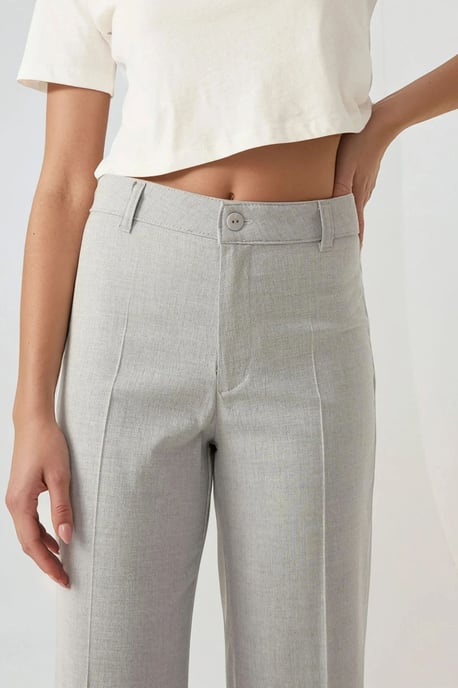 Hoge Taille Rechte Pijpen Broek - Image 3