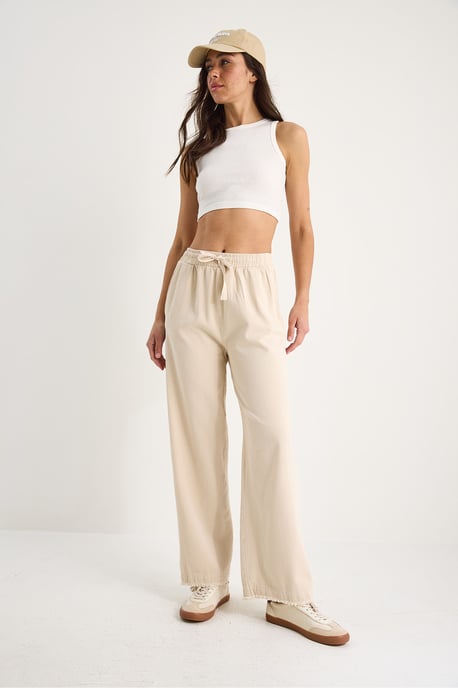 Elastic Waist Straight Leg Pants - Image 4