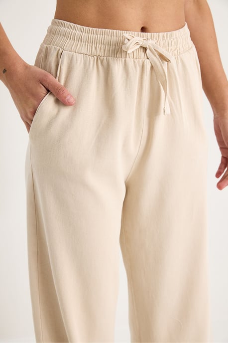 Elastic Waist Straight Leg Pants - Image 5