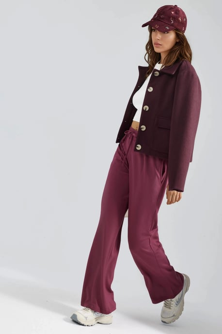 Modal Touch Pleated Palazzo Pants - Image 5