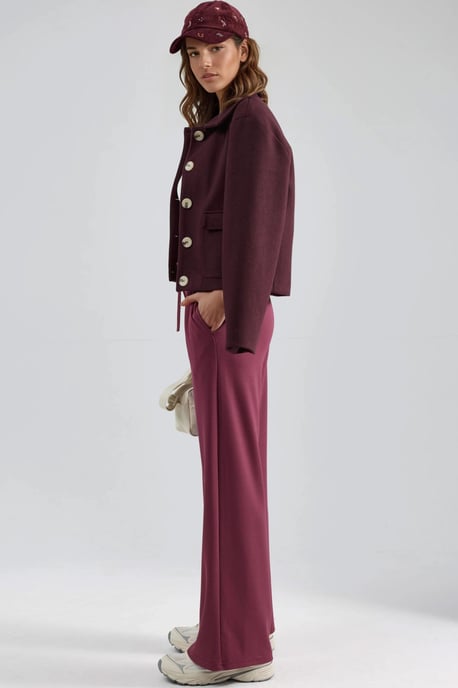 Modal Touch Pleated Palazzo Pants - Image 6