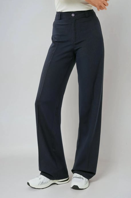 Hoge Taille Rechte Pijpen Broek - Image 1