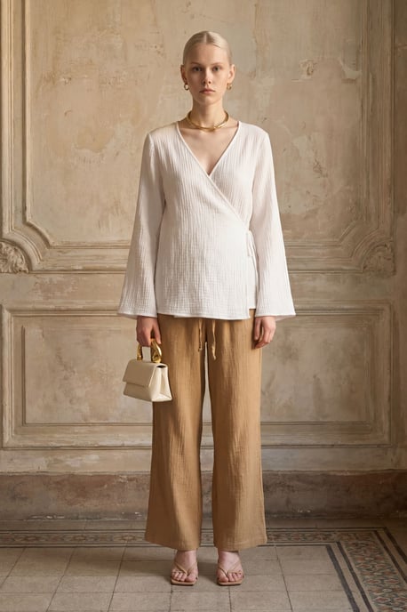 Elastische Taille Rechte Broek - Image 3