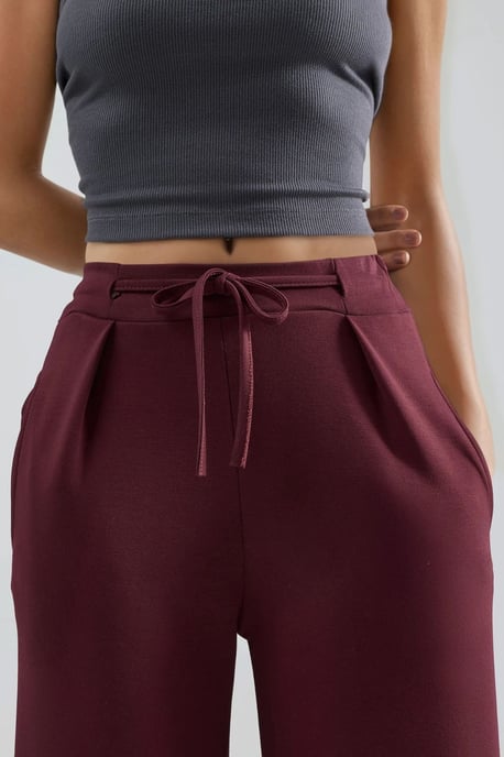 Modal Touch Pleated Palazzo Pants - Image 5