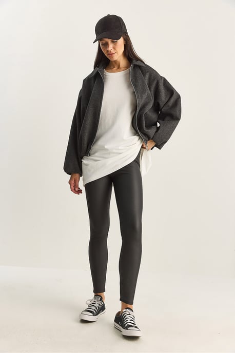 Faux Leather Legging - Image 3