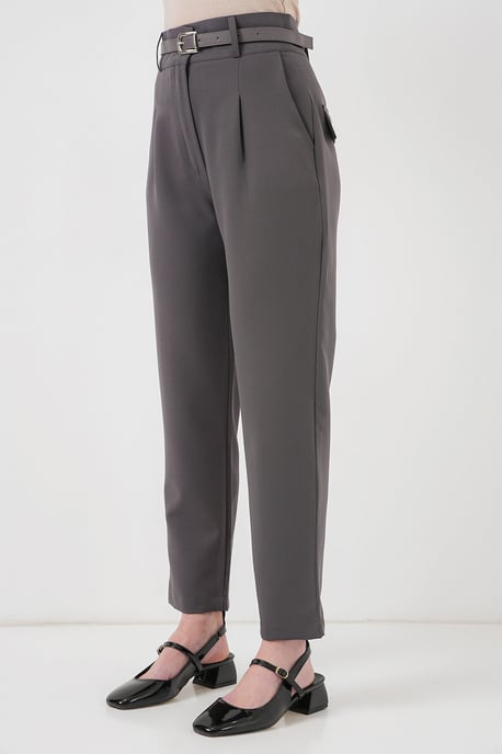 Reguliere Pasvorm Rechte Pantalon met Rits Sluiting - Image 2