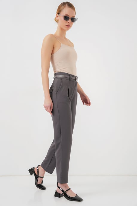 Reguliere Pasvorm Rechte Pantalon met Rits Sluiting - Image 3