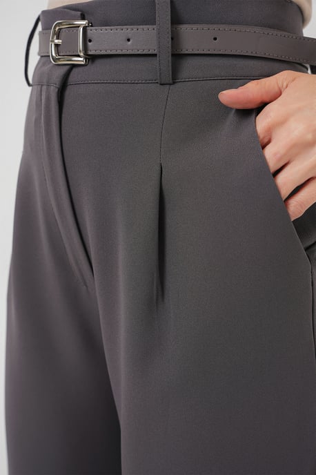 Reguliere Pasvorm Rechte Pantalon met Rits Sluiting - Image 5