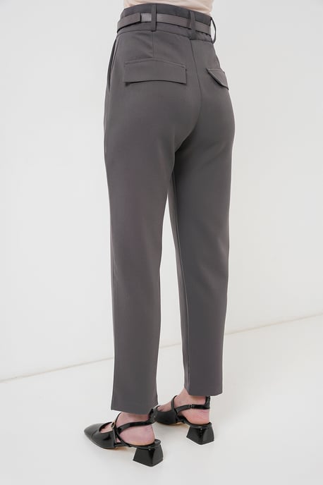 Reguliere Pasvorm Rechte Pantalon met Rits Sluiting - Image 6