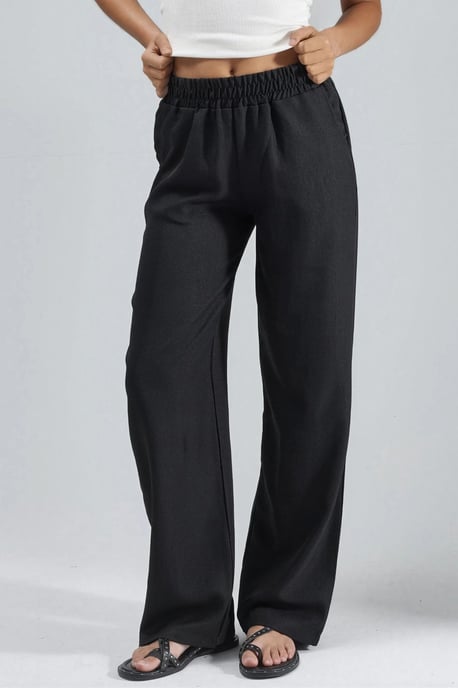Elastische Taille Rechte Broek - Image 1