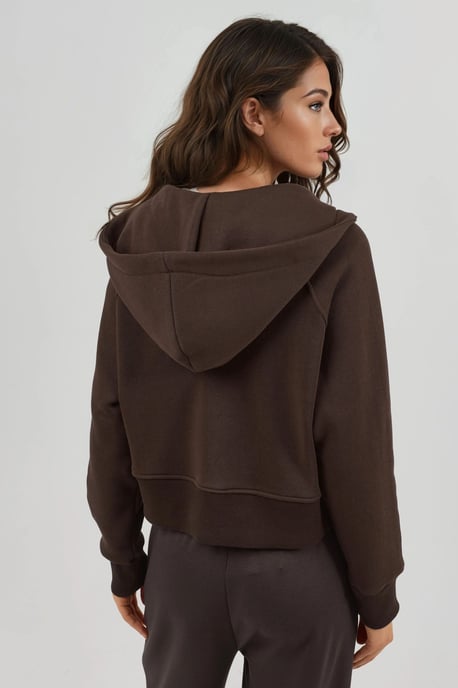 Ontspannen Pasvorm Met Rits Hoodie - Image 6