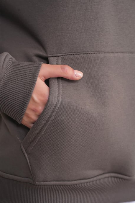 Oversized Hooded Sweatshirt with Pocket - Image 6