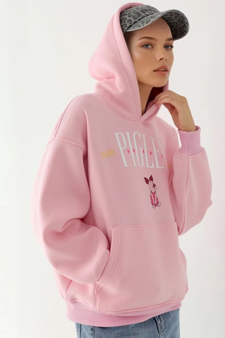 Overzichtelijke Gedrukte Hooded Sweater - Image 2