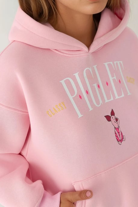 Overzichtelijke Gedrukte Hooded Sweater - Image 3