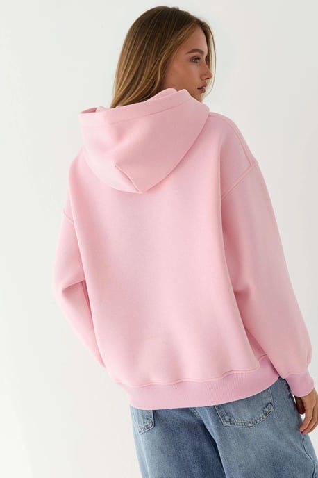 Overzichtelijke Gedrukte Hooded Sweater - Image 4
