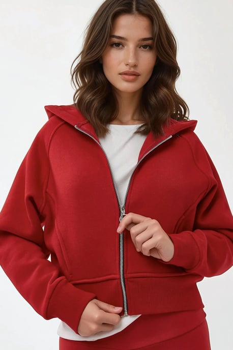 Ontspannen Pasvorm Hoodie met Rits - Image 4