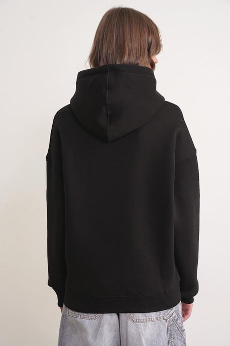 Oversized Hooded Sweatshirt with Pocket - Image 4