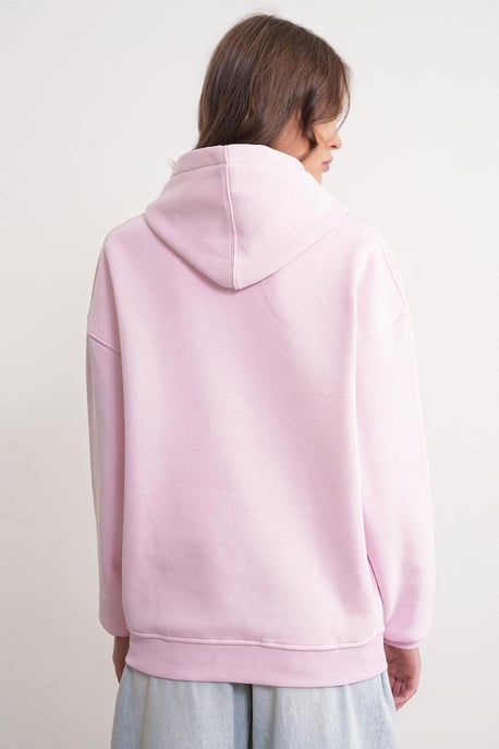 Oversized Hooded Sweatshirt with Pocket - Image 5