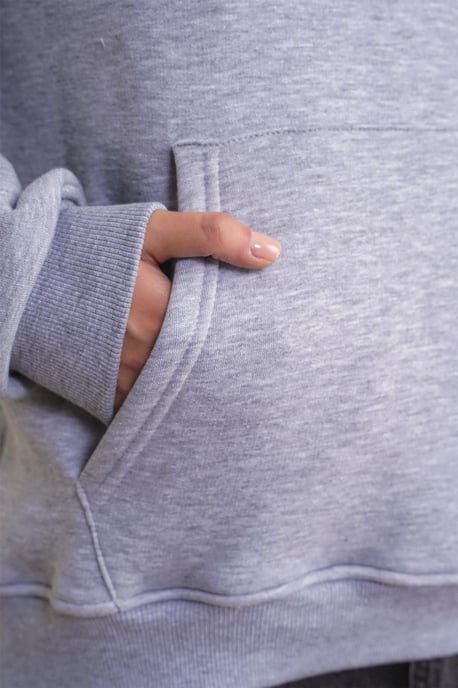 Oversized Hooded Sweatshirt with Pocket - Image 6