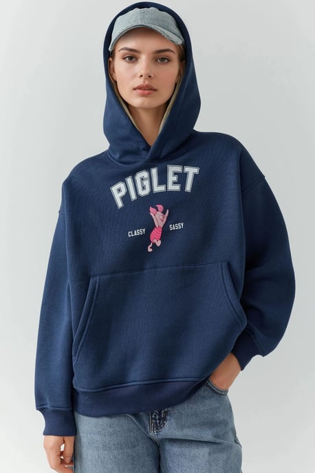 Overmaat Hoodie met Print - Image 1