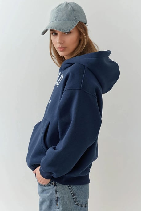 Overmaat Hoodie met Print - Image 2