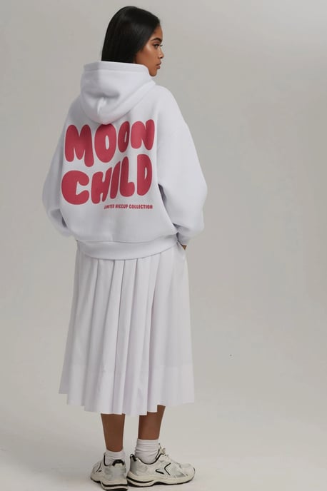 Oversized Geprinte Hoodie Sweater - Image 5