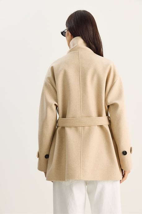 Oversized Midi Jas met Knopsluiting - Image 6