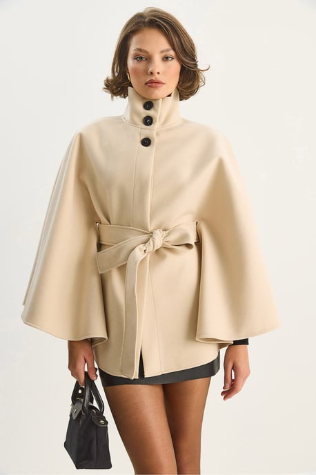 Poncho-kappa med knytstängning - Image 2