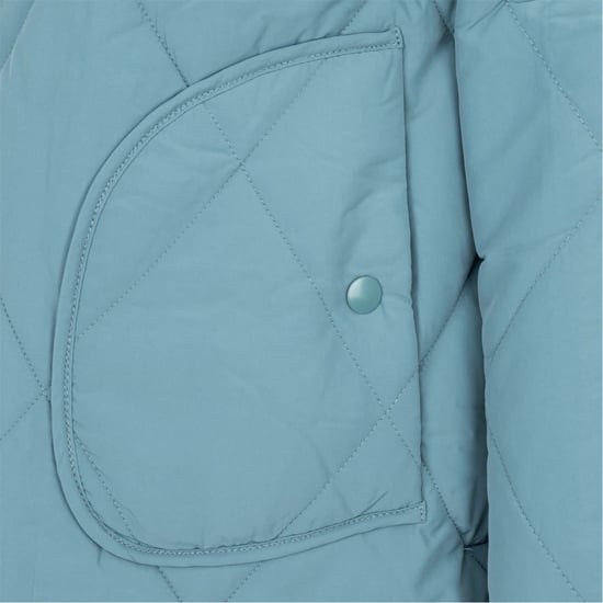 Women's Firetrap Quilted Jacket in Blue - Image 6
