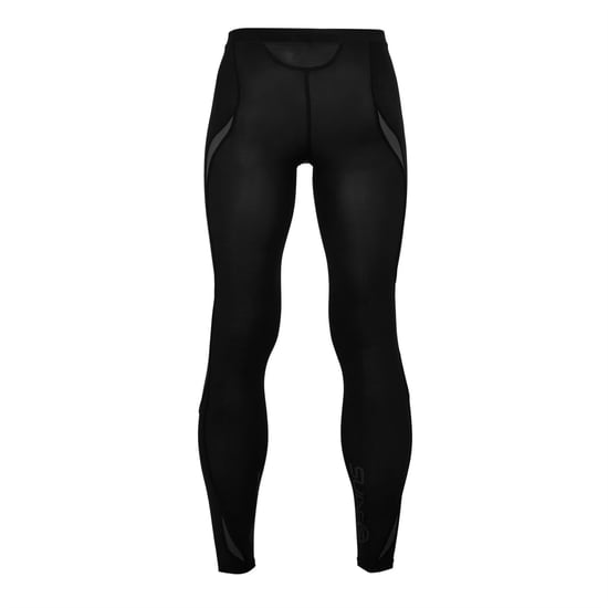 Men's Skins Long Tights Mens in Black - Image 2