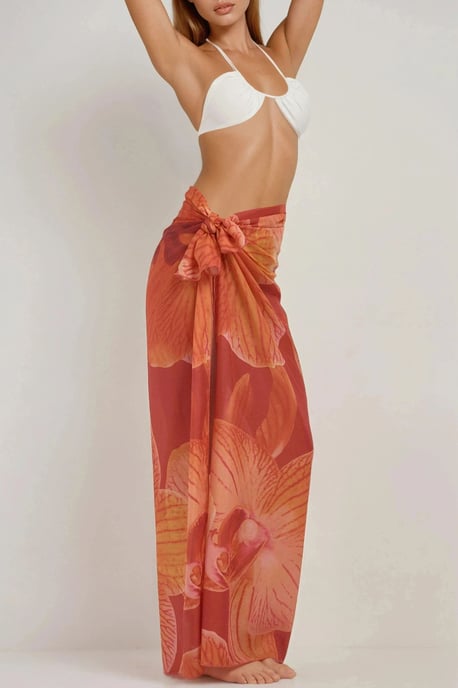 Geprinte Strand Maxi Cover-Up - Image 4