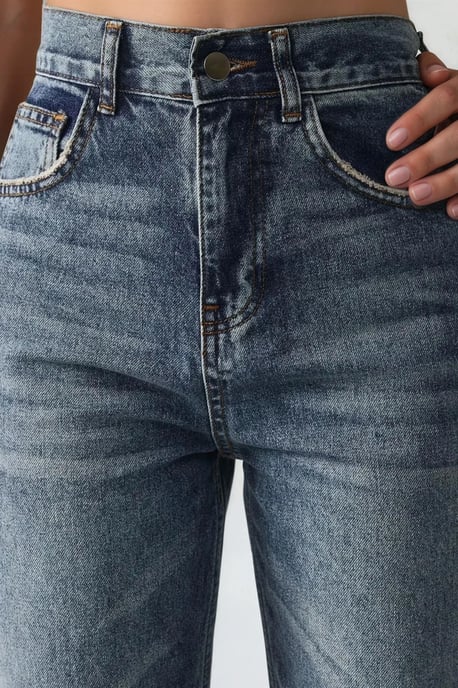 Normale Taille Rechte Pijpen Denim Jeans - Image 6