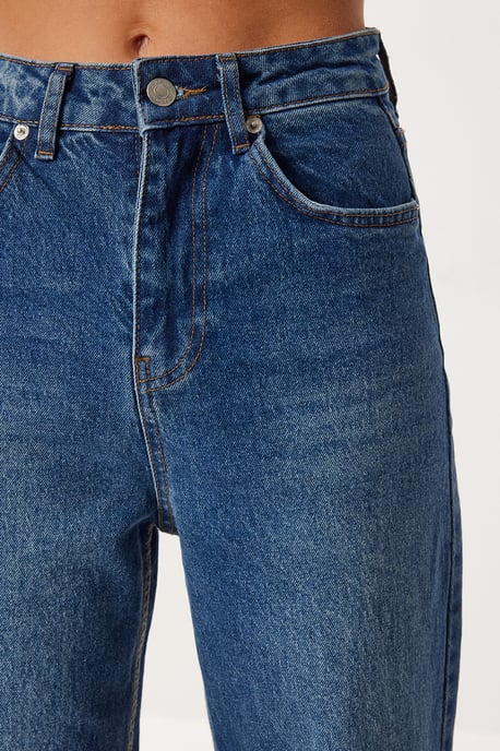Hoge Taille Rechte Jeans - Image 4