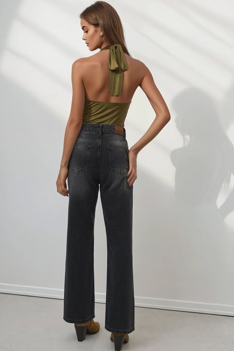 Straight Leg Denim Jeans - Image 5