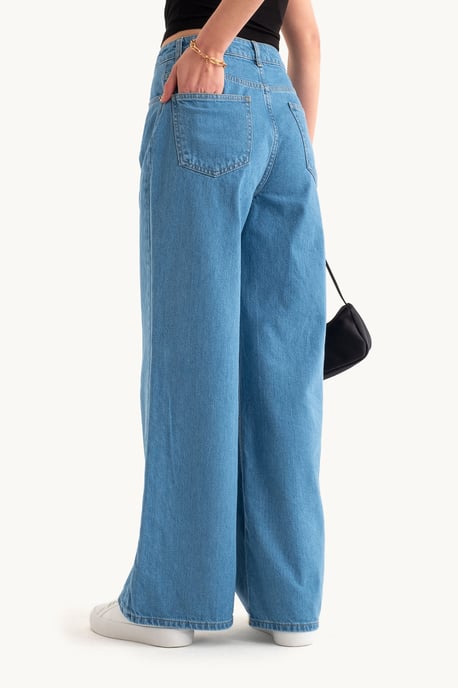 High Waist Super Wide Leg Jeans - Image 2