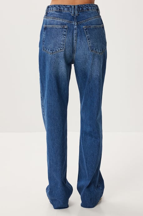 Hoge Taille Rechte Spijkerbroek - Image 6