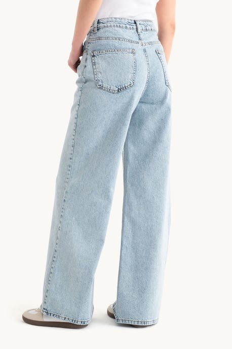 High Waist Super Wide Leg Jeans - Image 4