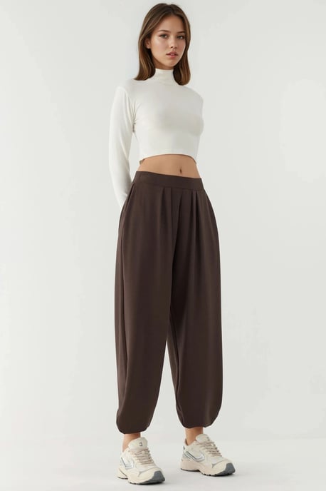 Modal Touch Salwar Broek met Zakken - Image 4