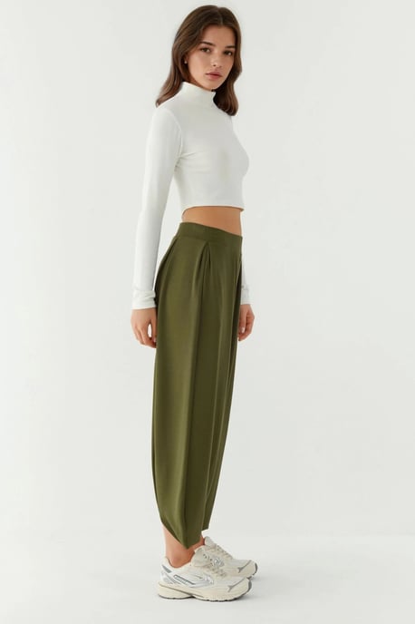 Modal Touch Salwar Pants with Pockets - Image 2