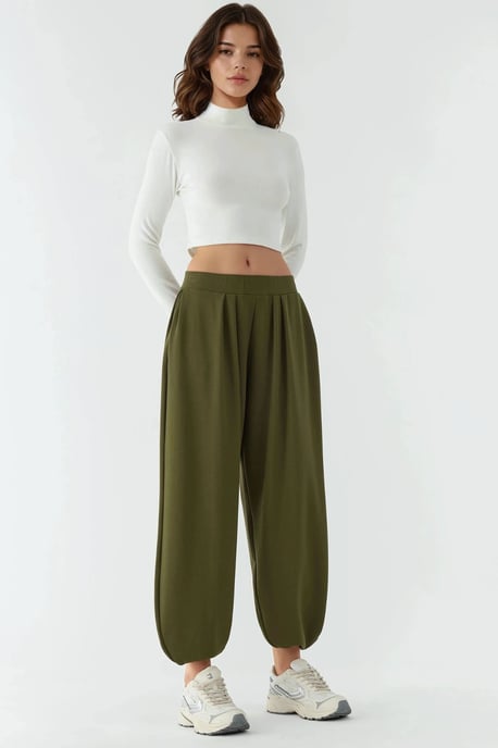 Modal Touch Salwar Pants with Pockets - Image 4