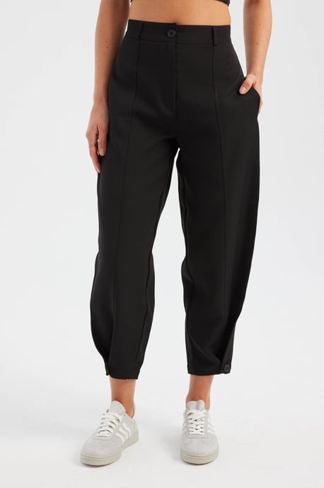 High Waist Carrot fit Trousers - Image 2