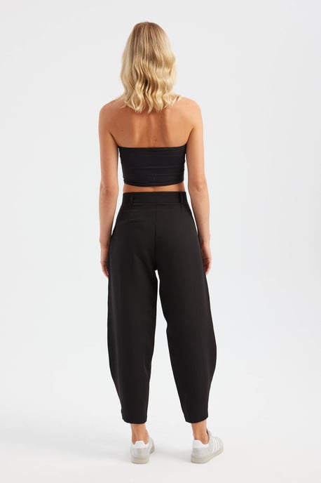 High Waist Carrot fit Trousers - Image 4
