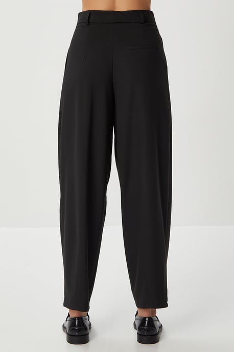 Hoge Taille Plissé Tailored Broek - Image 6