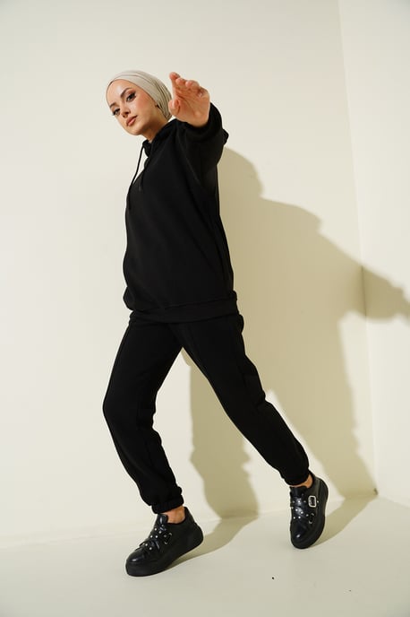 Oversized Hoodie en Broek Actieve Set - Image 4