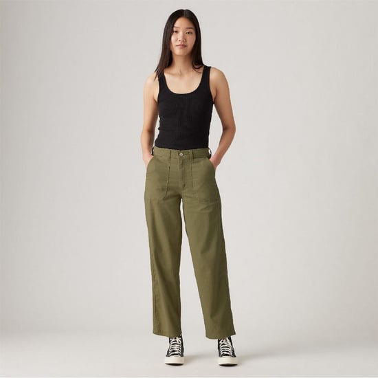 Women's Levis Utility Pant in Olive Night - Image 2