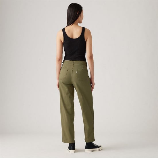 Women's Levis Utility Pant in Olive Night - Image 3