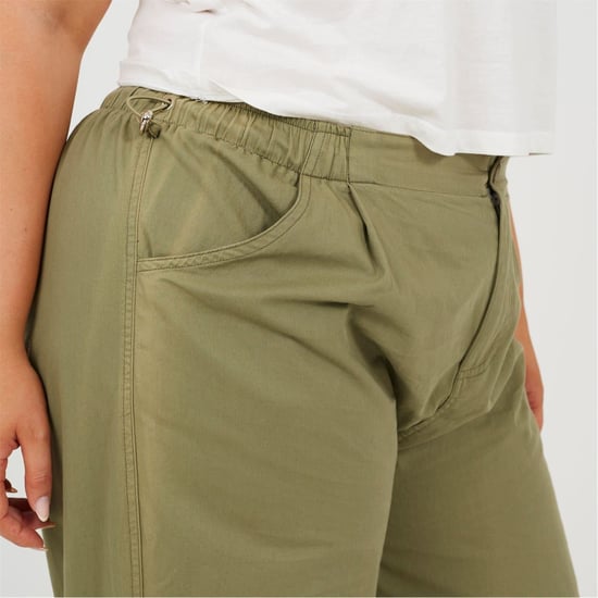 Women's Brave Soul Cargo Trousersrs in Khaki - Image 3